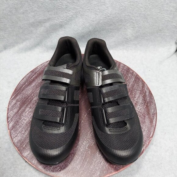 Pearl Izumi Mens Road Cycling Shoes With Triple Velcro Straps Black Mesh Eu 40 - Picture 1 of 15